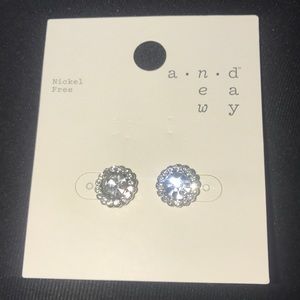 Silver earrings